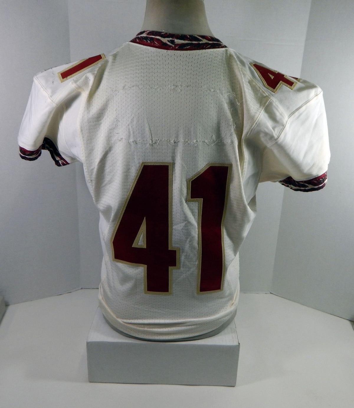 2008-12 Florida State Seminoles #41 Game Used White Jersey NP Rem DP28340 Pic2
