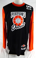 2024-25 Detroit Pistons Marcus Sasser #25 Game Used Black Shoot Shirt Bad Boy 2