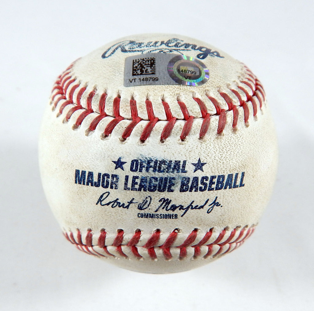 2023 Cardinals Nationals Game Used Baseball Hunter Harvey Willson Contreras HBP