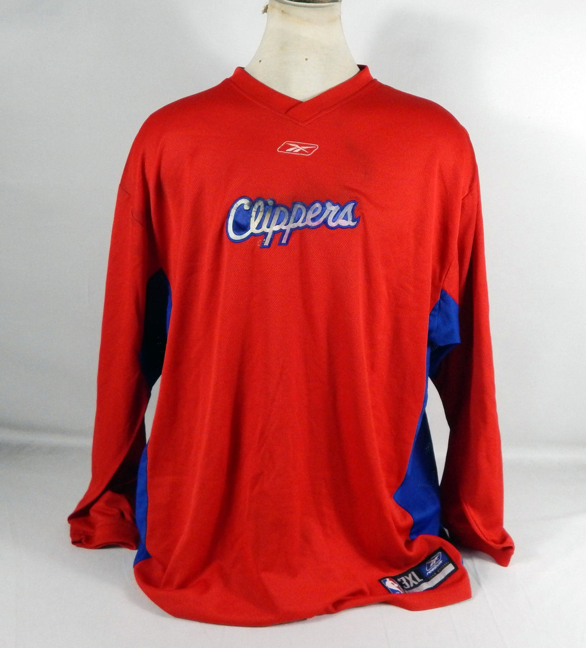 2000s Los Angeles Clippers #41 Game Used Red Shooting Shirt 3XL DP72156