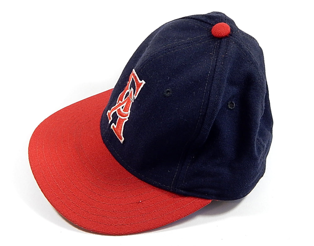 1990's California Angels New Era Pro Model 5950 Vintage Fitted Hat 6 7/8 Pic2