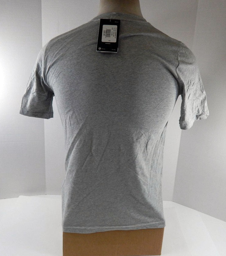 Youth Utah Jazz Authentic Grey T-Shirt Jordan NWT YXL 20S Pic2