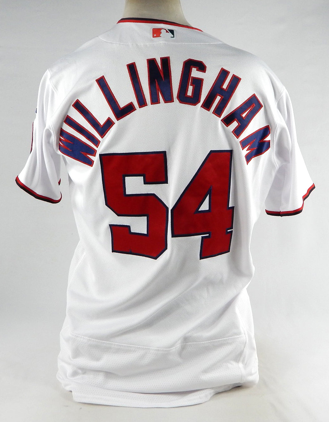 2023 Washington Nationals Amos Willingham #54 Game Issued P Used White Jersey 1