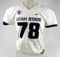2013-15 Utah State Aggies #78 Game Used White Jersey NP R XL 122