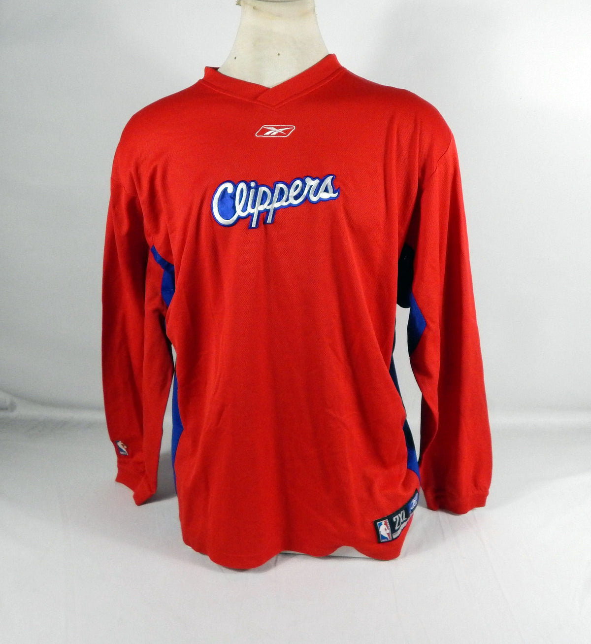 2000s Los Angeles Clippers #56 Game Used Red Shooting Shirt 2XL DP72157