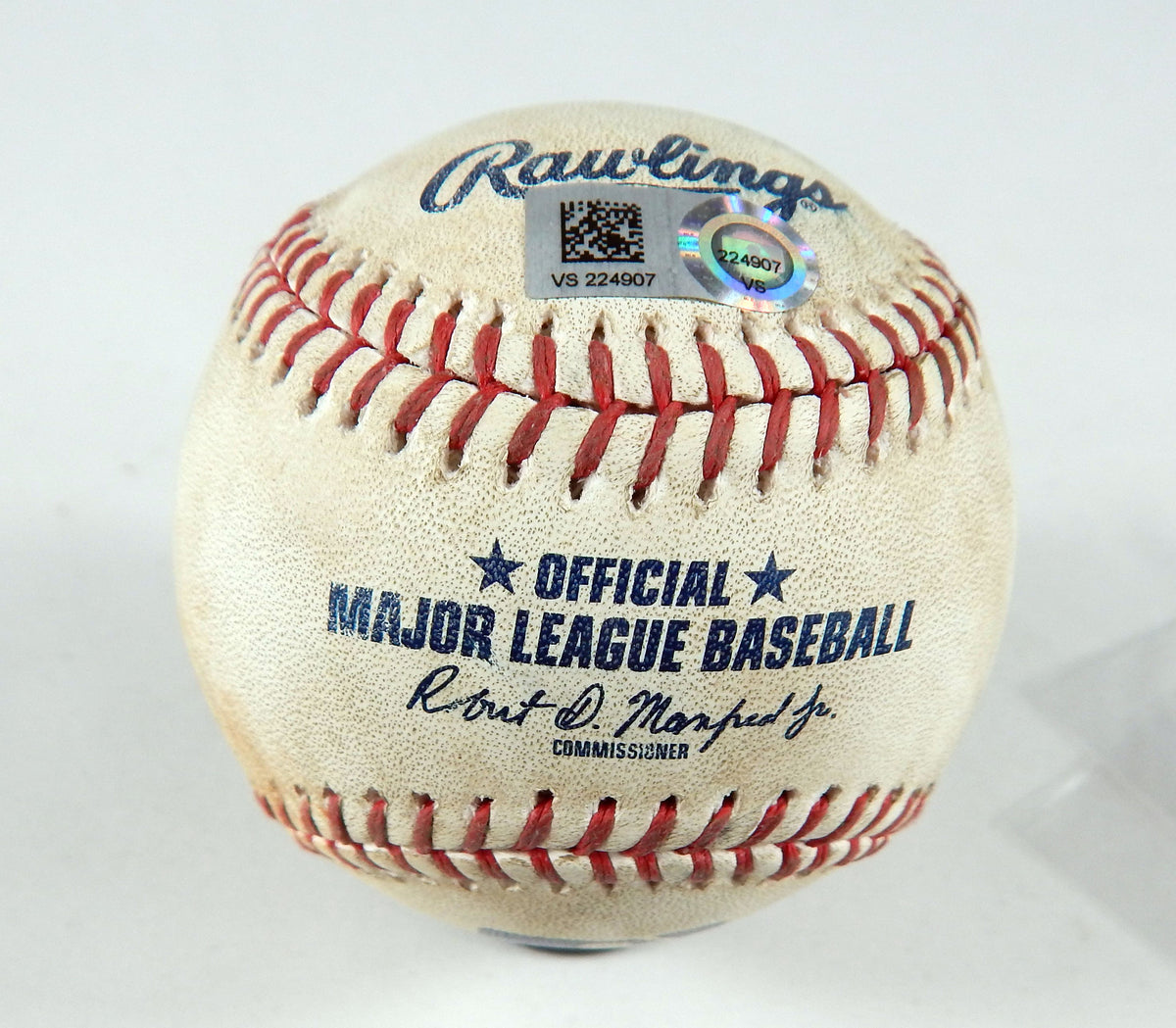 2023 Mets Nationals Game Used Baseball David Peterson Luis Garcia Single 235