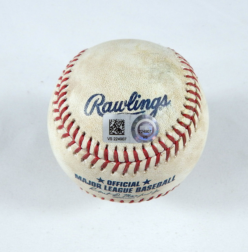 2023 Mets Nationals Game Used Baseball David Peterson Luis Garcia Single 235 Pic2