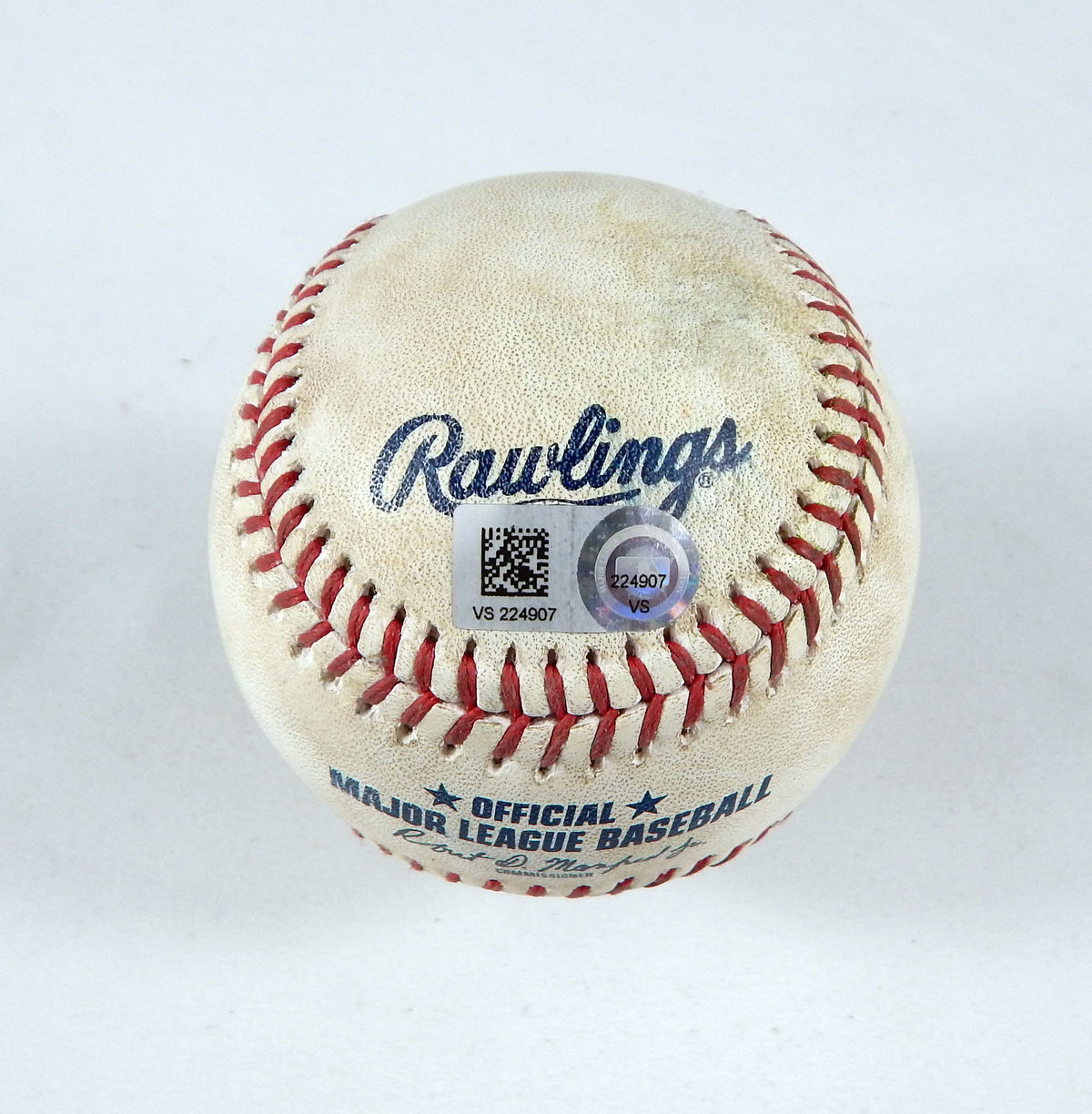 2023 Mets Nationals Game Used Baseball David Peterson Luis Garcia Single 235 Pic2