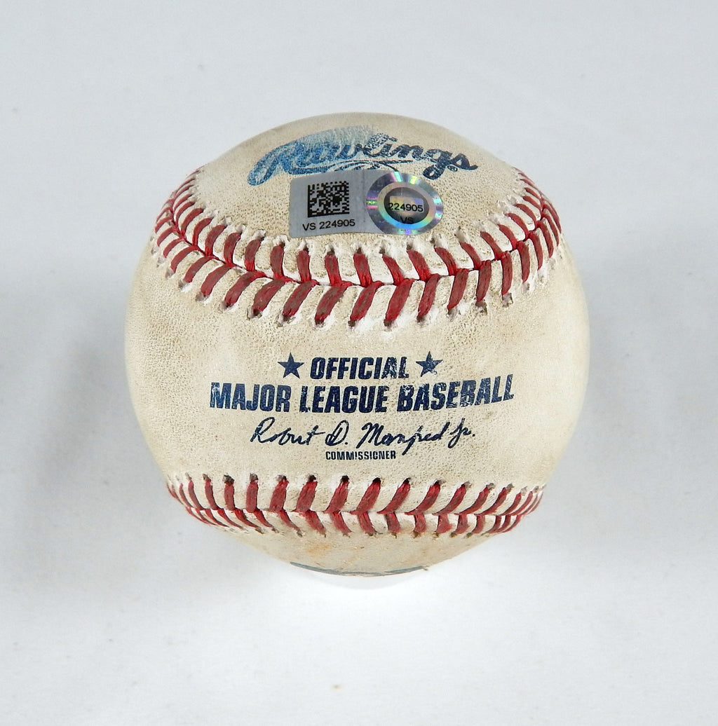 2023 Mets Nationals Game Used Baseball David Peterson Alex Call Foul 236