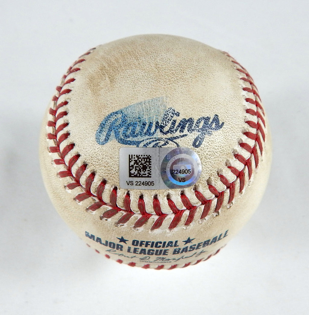 2023 Mets Nationals Game Used Baseball David Peterson Alex Call Foul 236 Pic2