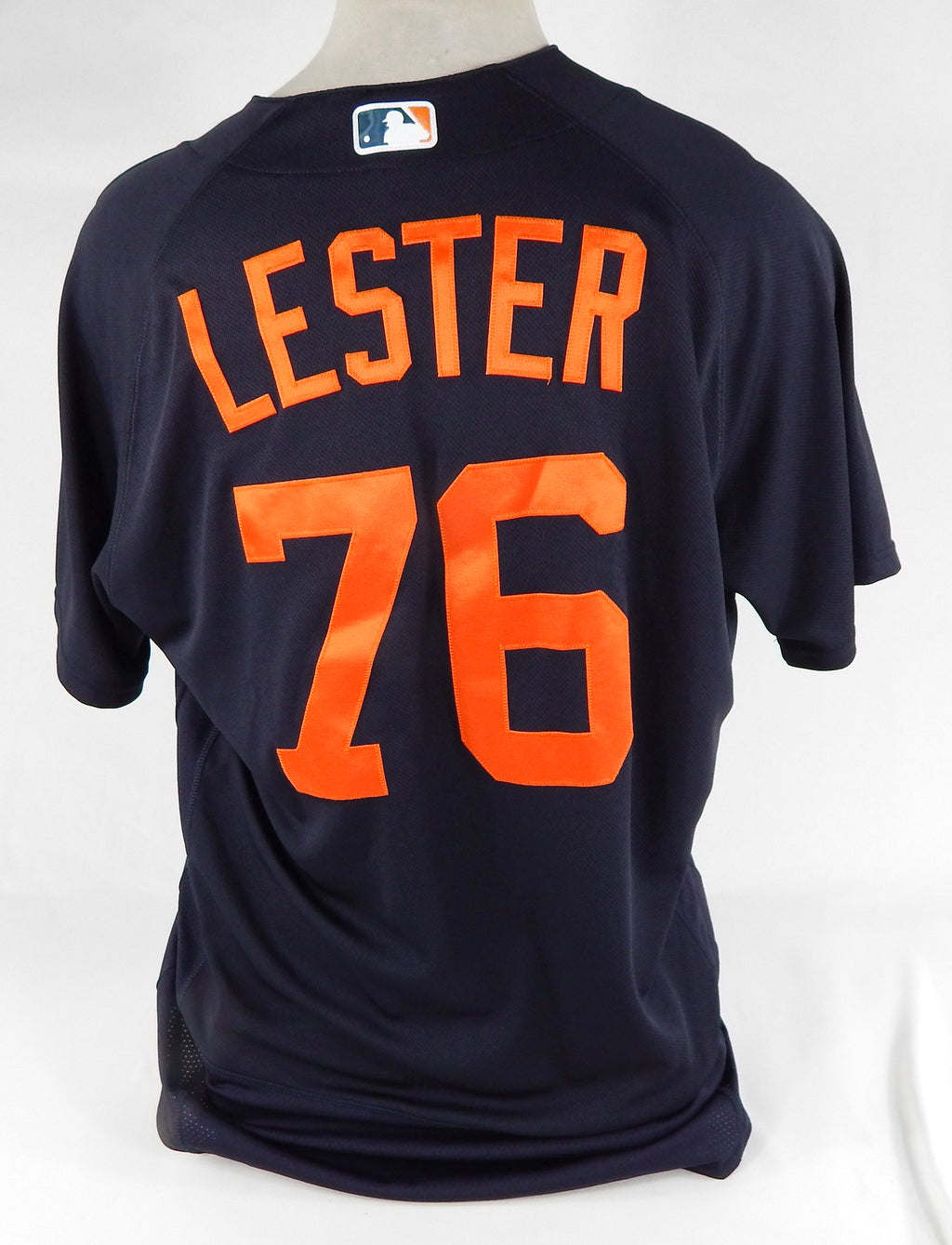 2022 Detroit Tigers Josh Lester #76 Game Issued Pos Used Blue Jersey ST BP 48 4