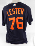 2022 Detroit Tigers Josh Lester #76 Game Issued Pos Used Blue Jersey ST BP 48 4