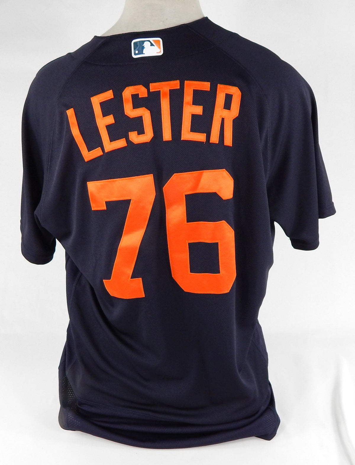 2022 Detroit Tigers Josh Lester #76 Game Issued Pos Used Blue Jersey ST BP 48 4