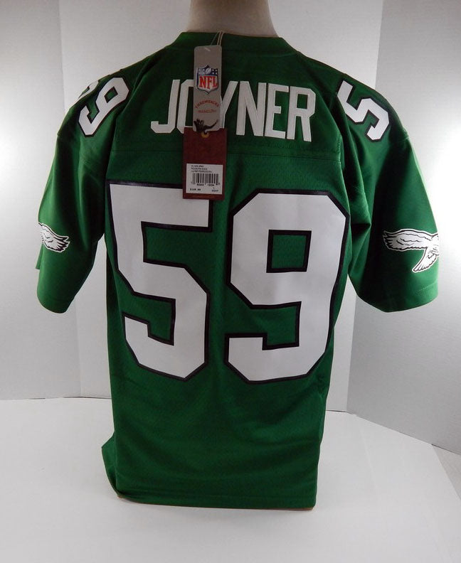 Men Philadelphia Eagles Seth Joyner #59 Green Jersey Legacy Mitchell Nes NWT L 7 Pic2