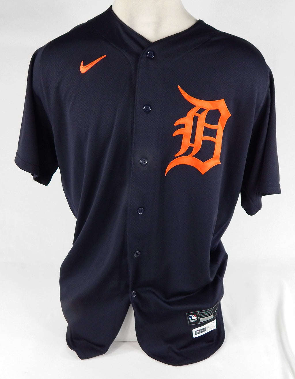 2022 Detroit Tigers Josh Lester #76 Game Issued Pos Used Blue Jersey ST BP 48 4 Pic2