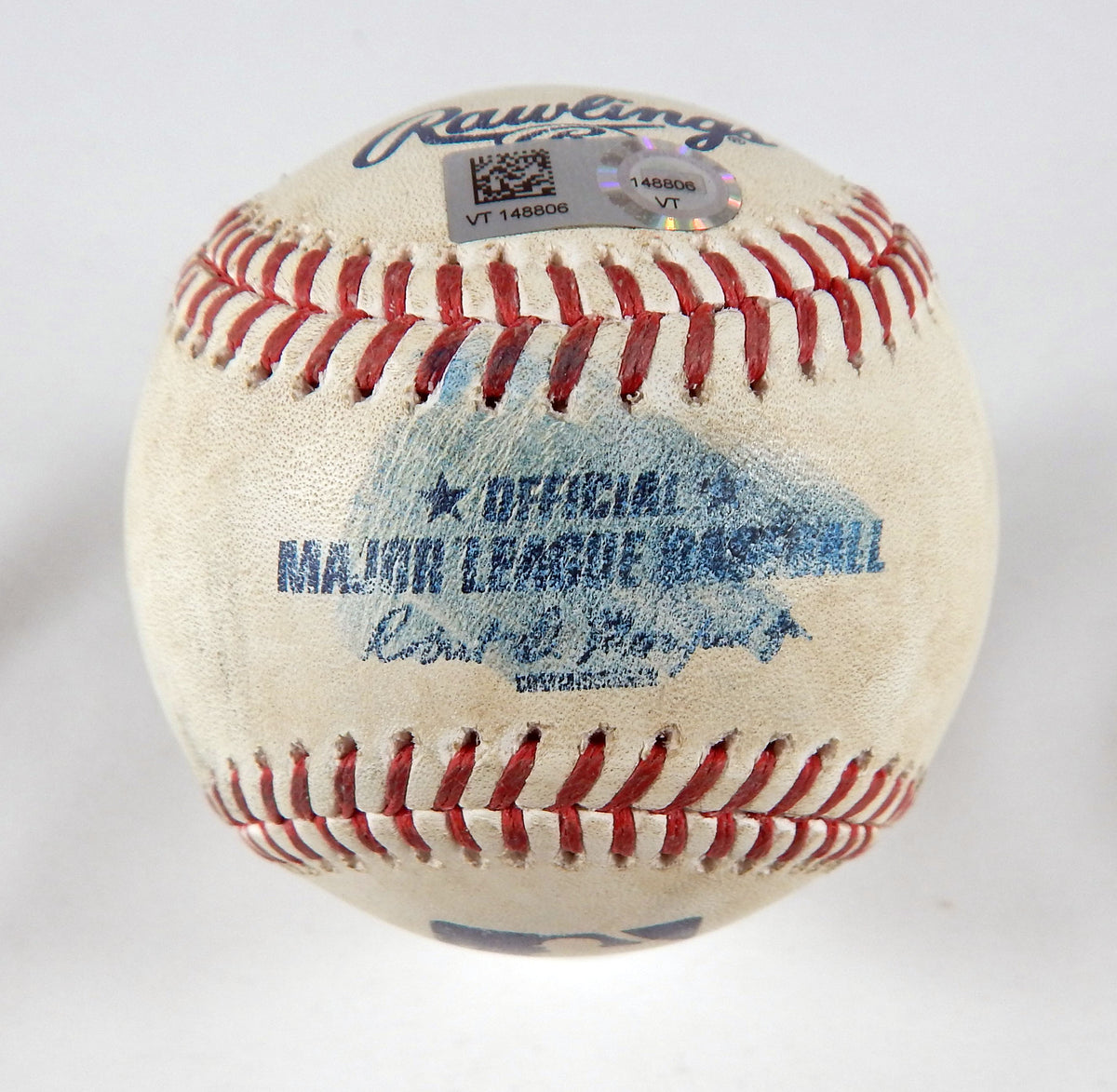 2023 Cincinnati Reds Nationals Game Used Baseball Corbin Curt Casali Foul