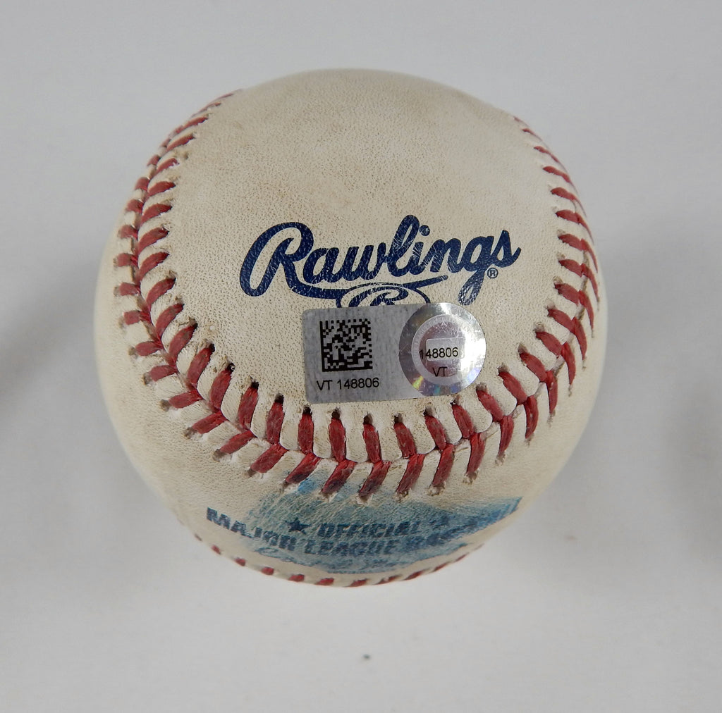 2023 Cincinnati Reds Nationals Game Used Baseball Corbin Curt Casali Foul Pic2