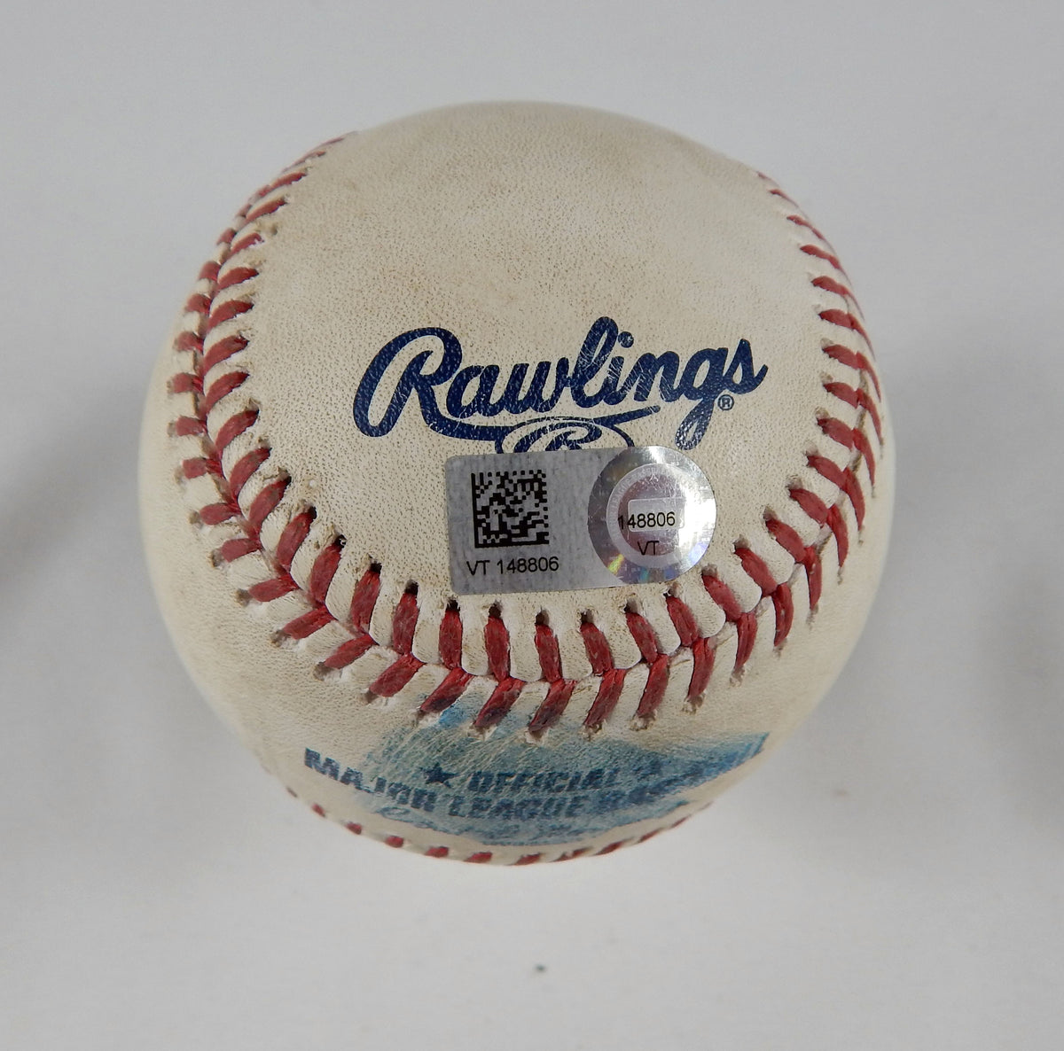 2023 Cincinnati Reds Nationals Game Used Baseball Corbin Curt Casali Foul Pic2