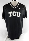 2020 Texas Christian Frogs #41 Game Used Grey Practice Jersey Baseball XL 766