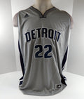 2016 Men Detroit Pistons Avery Bradley #22 Swingman Grey Jersey Adidas NWT 2XL 9