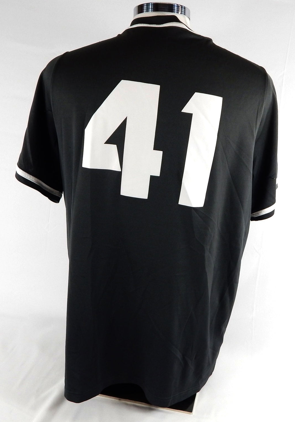 2020 Texas Christian Frogs #41 Game Used Grey Practice Jersey Baseball XL 766 Pic2