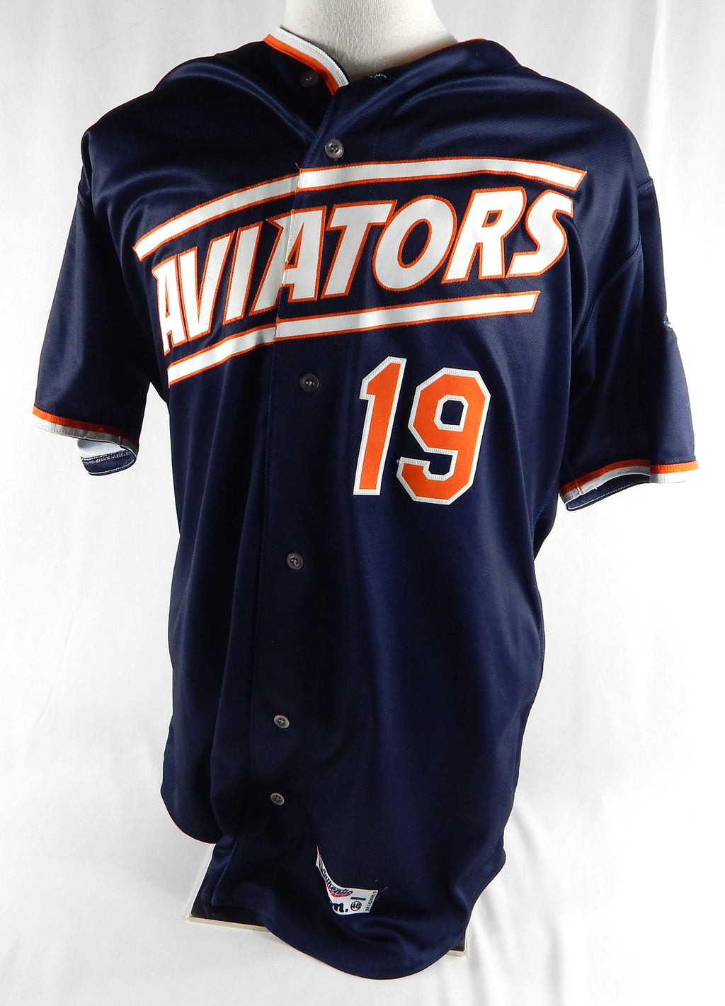 2024 Las Vegas Aviators Gunnar Hoglund #19 Game Used Navy Jersey 48 DP89655