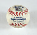2023 Reds Nationals Game Used Baseball Brett Kennedy Jeimer Candelario Foul