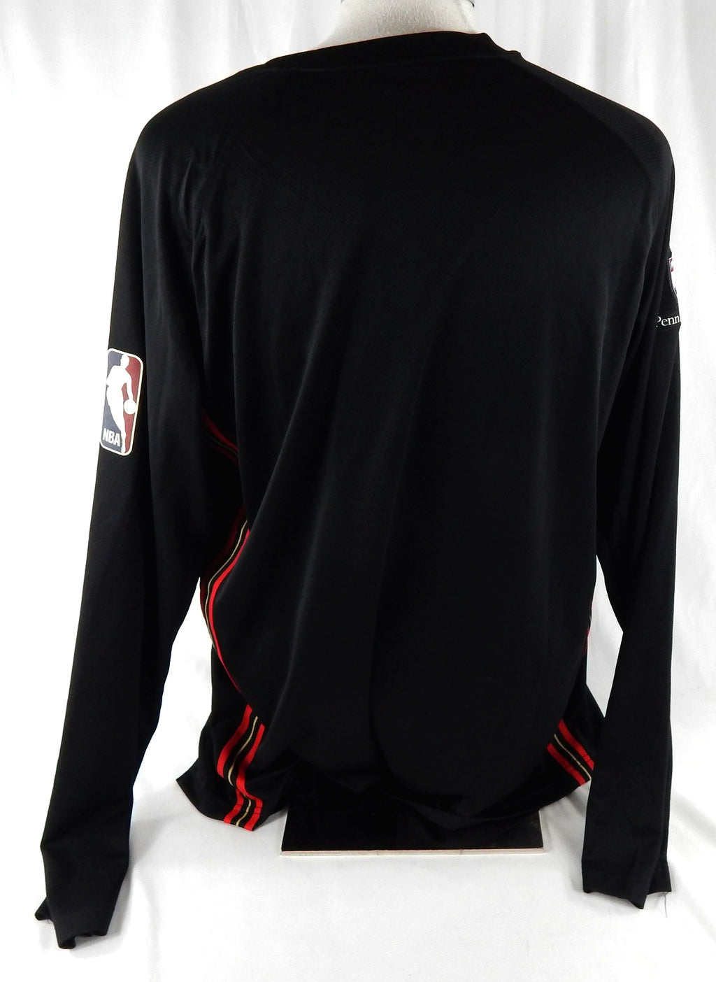 2025-26 Philadelphia 76ers Johni Broome #22 Game Used Black Shoot Shirt Classic Pic2