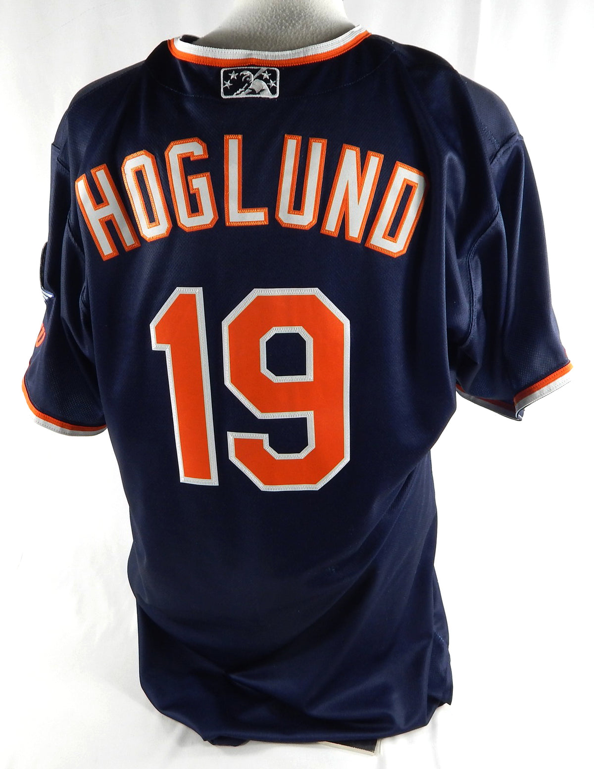 2024 Las Vegas Aviators Gunnar Hoglund #19 Game Used Navy Jersey 48 DP89655 Pic2