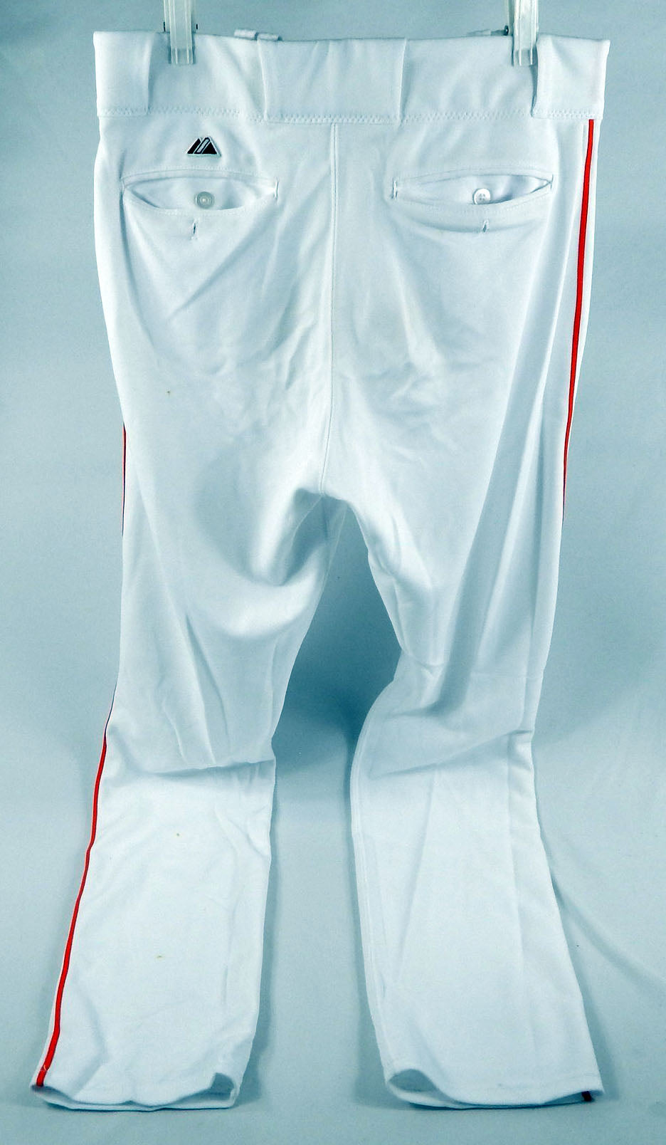 2015 Miami Marlins Aaron Crow #43 Game Used White Pants 36-38-36 333 Pic2