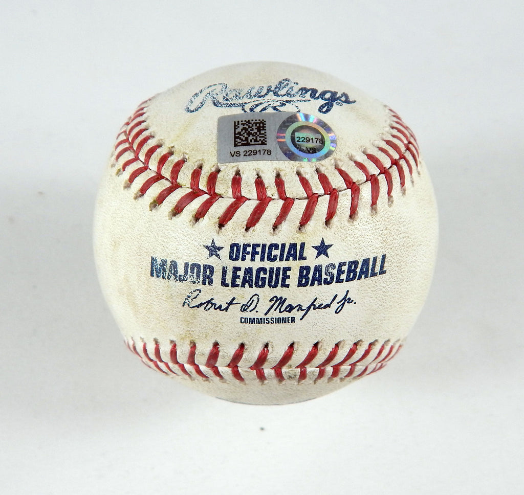 2023 Diamondbacks Nationals Game Used Baseball Dominic Smith Single 241