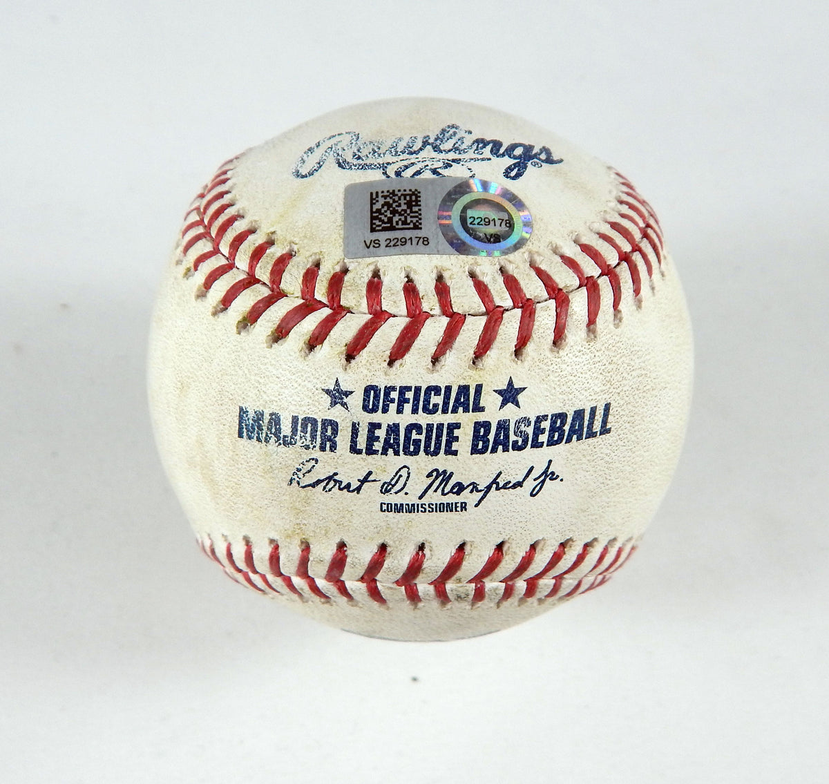 2023 Diamondbacks Nationals Game Used Baseball Dominic Smith Single 241