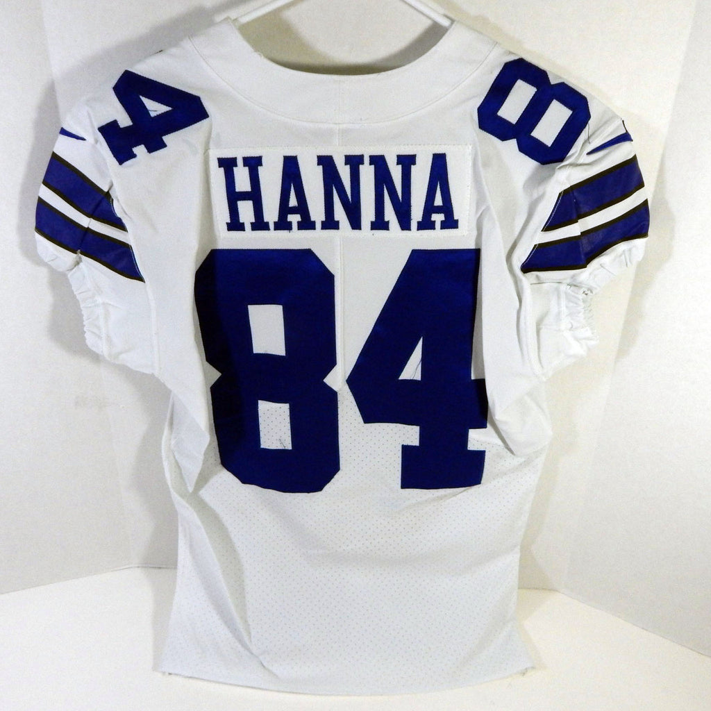 2017 Dallas Cowboys James Hanna #84 Game Issued White Jersey 44 DP15531