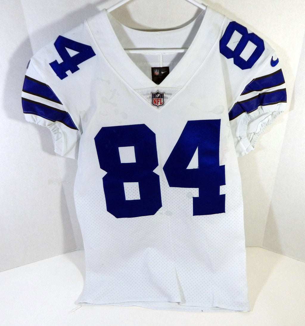 2017 Dallas Cowboys James Hanna #84 Game Issued White Jersey 44 DP15531 Pic2
