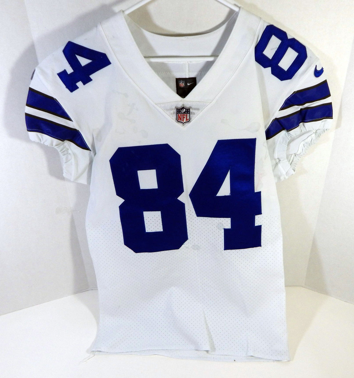 2017 Dallas Cowboys James Hanna #84 Game Issued White Jersey 44 DP15531 Pic2