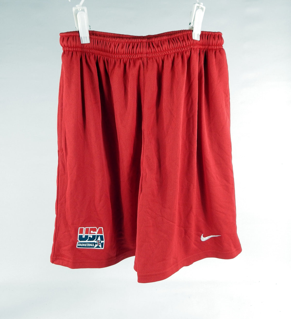 2000s Team USA Basketball Team Issued Red Training Shorts M DP70463