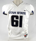 2013-15 Utah State Aggies #61 Game Used White Jersey NP R XL 125