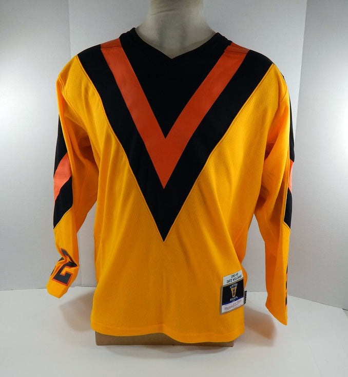 Men Vancouver Canucks Tiger Dave Williams #22 Yellow Jersey Mitchell Nes NWT M 9