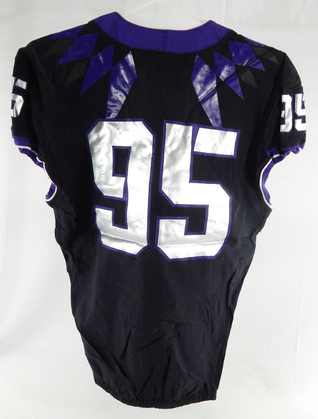 2019-24 Texas Christian TCU Frogs #95 Game Used Black Jersey Football NP R 46 9 Pic2