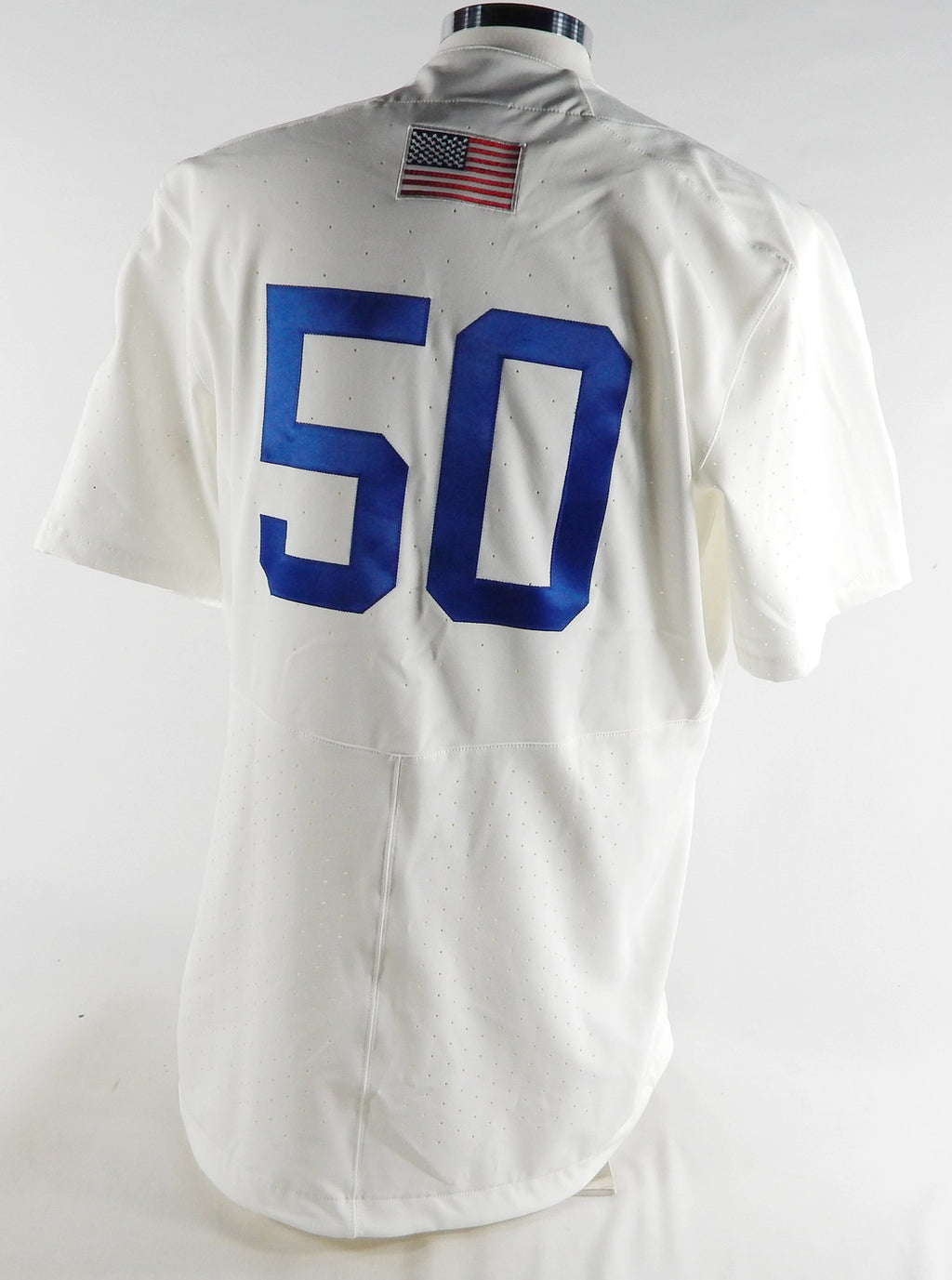 2022 Kansas Jayhawks #50 Game Used White Jersey Baseball 46 965 Pic2