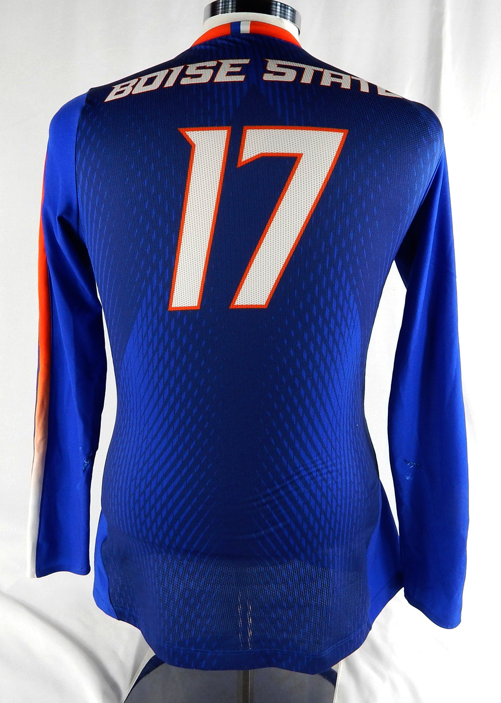 2017 Boise State Broncos #17 Game Used Blue Jersey Womens Volleyball M 704 Pic2