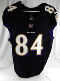 2023 Baltimore Ravens Travis Vokolek #84 Game Issued Black Jersey 42 714