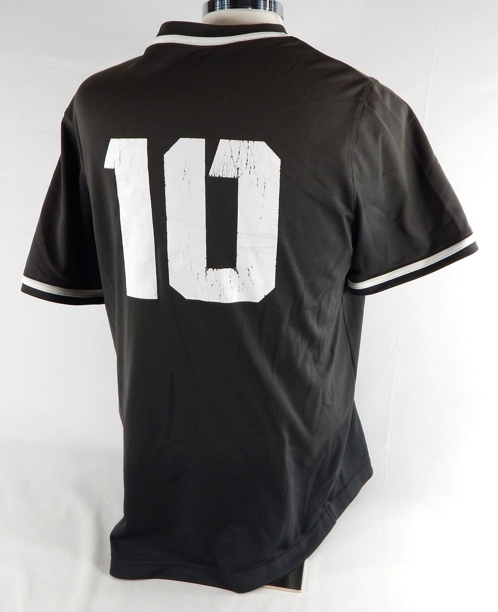 2023 Texas Christian Frogs #10 Game Used Grey Practice Jersey Baseball L 769 Pic2