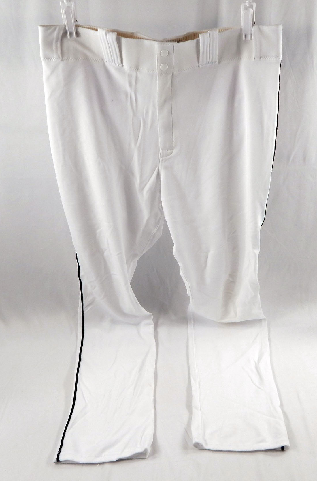 2014 Miami Marlins Marcell Ozuna #13 Game Used White Baseball Pants 40-42 113594