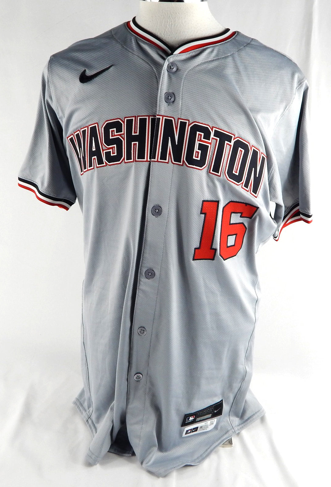 2024 Washington Nationals Victor Robles #16 Game Issued Grey Jersey 42 DP89150