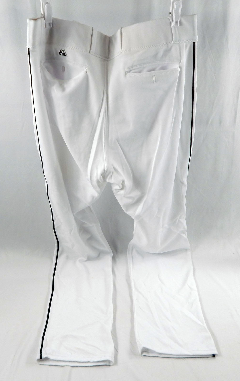 2014 Miami Marlins Marcell Ozuna #13 Game Used White Baseball Pants 40-42 113594 Pic2