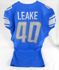 2017 Detroit Lions Javon Leake #40 Game Issued Blue Jersey 40 DP65538