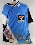 1996-97 Cleveland Cavaliers Game Issued Blue Shooting Shirt 50th Patch XXL 885