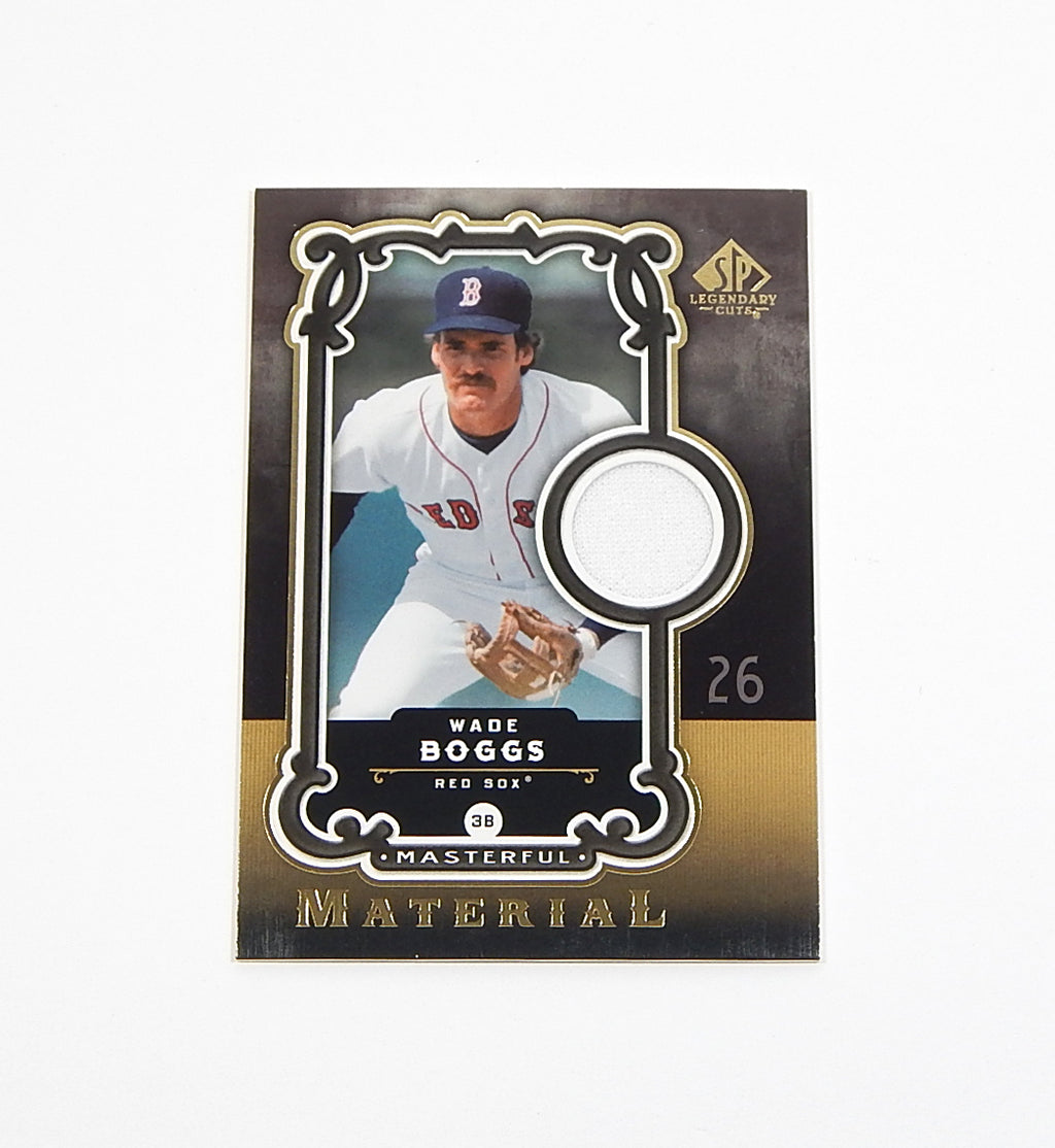 2007 SP Legendary Cuts Masterful Materials Wade Boggs #MM-WB Game Used Jersey