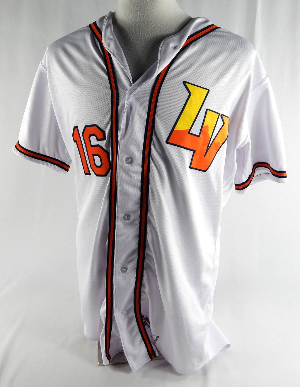 2024 Las Vegas Aviators Tyler Nevin #16 Game Used White Jersey 46 DP89662